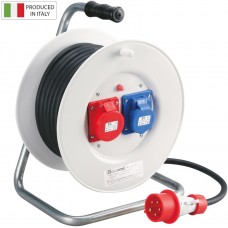 Μπαλαντέζα Καρούλι Βιομηχανικού Τύπου με Πρίζα 3P 230V/Πρίζα 5P 400V και Φις 5P 400V Καλώδιο 5x2.5mm² 20m